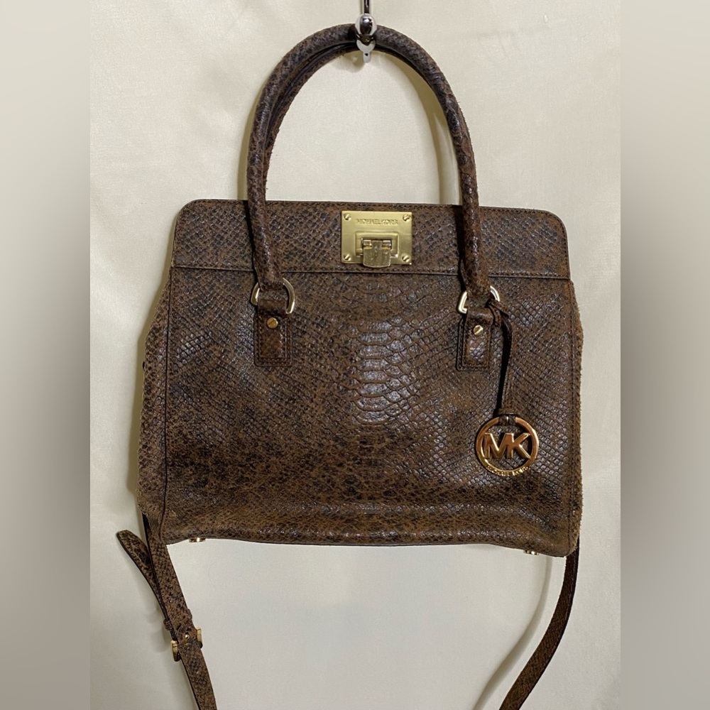 Michael Kors Limited Edition Astrid Python Emboss… - image 2